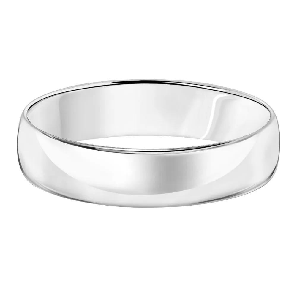 14k Plain Gold Wedding Band 5mm