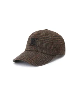 ANEW Check Ball Cap - Brown