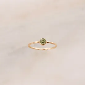 August Birthstone Ring ∙ Peridot