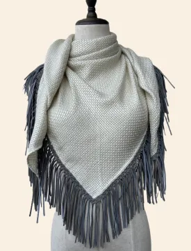 BAJRA Cervinia Scarf -White/Grey