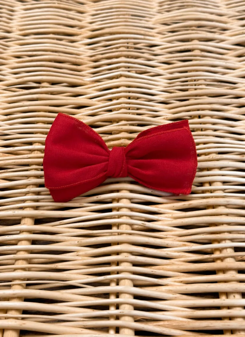 Big Bow Linen Clip