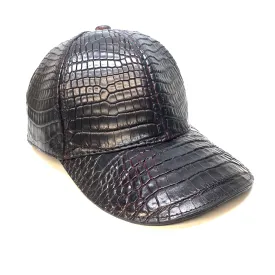 Black Cherry All Over Alligator body Strap-back Hat