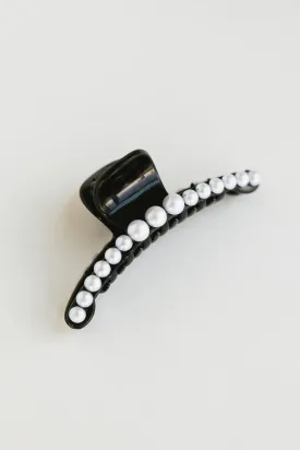 Black Pearl Claw Clip in Small