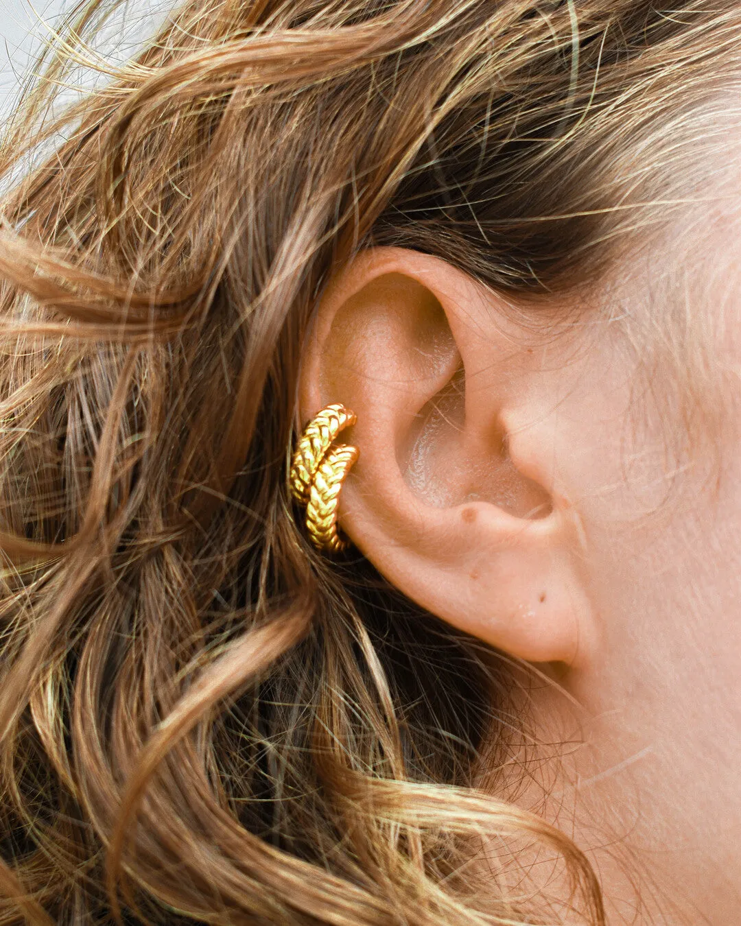 Braid ear cuff