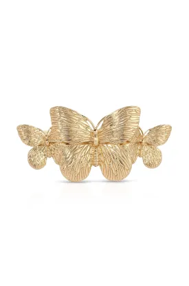 Butterfly Golden Hair Clip