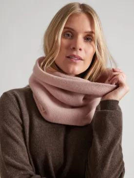 Cashmere snood "Eydis" - rose glow