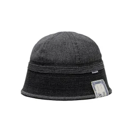 CHAMBRAY SAILOR HAT - Black