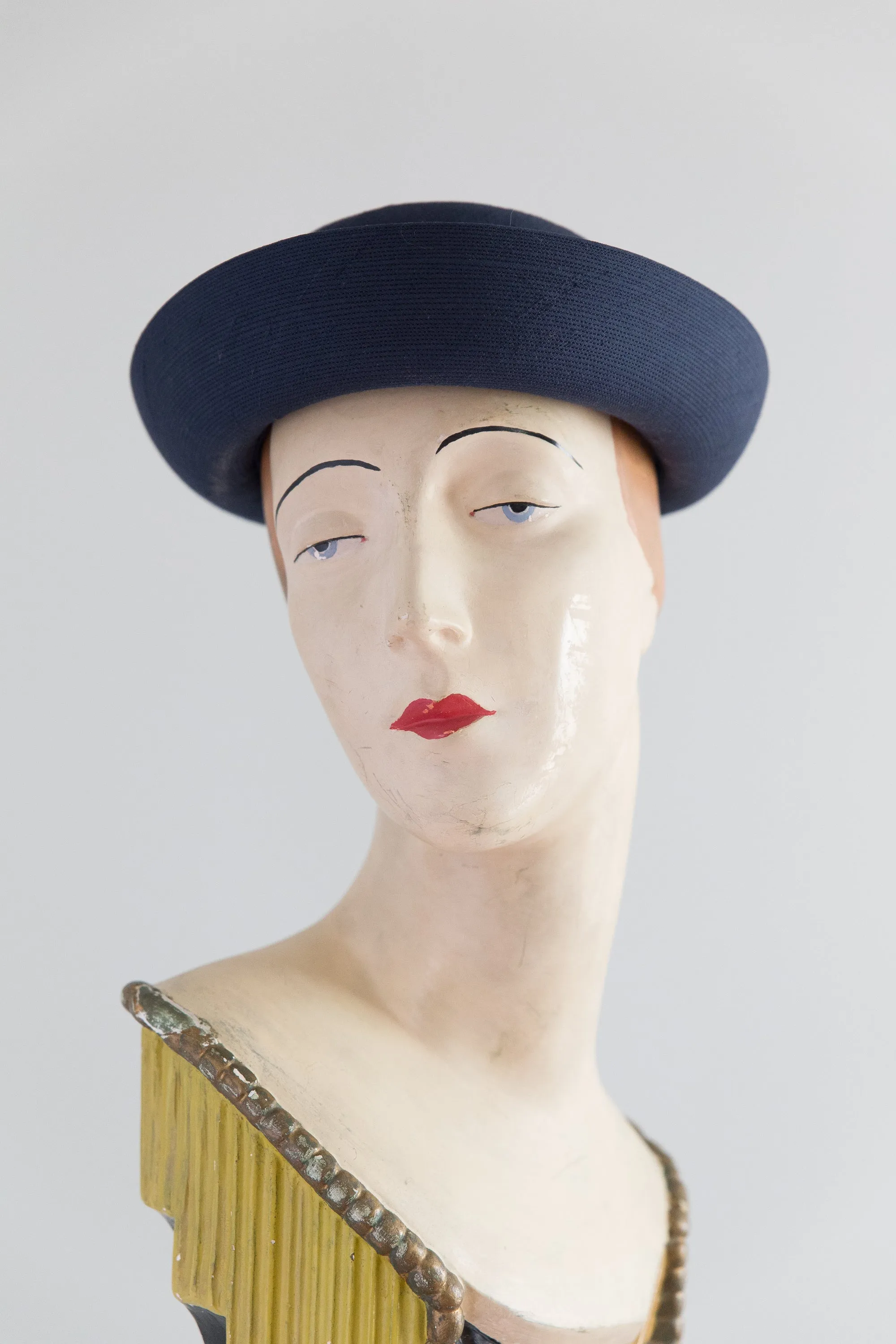 Charming Neiman Marcus Navy Blue Vintage Hat