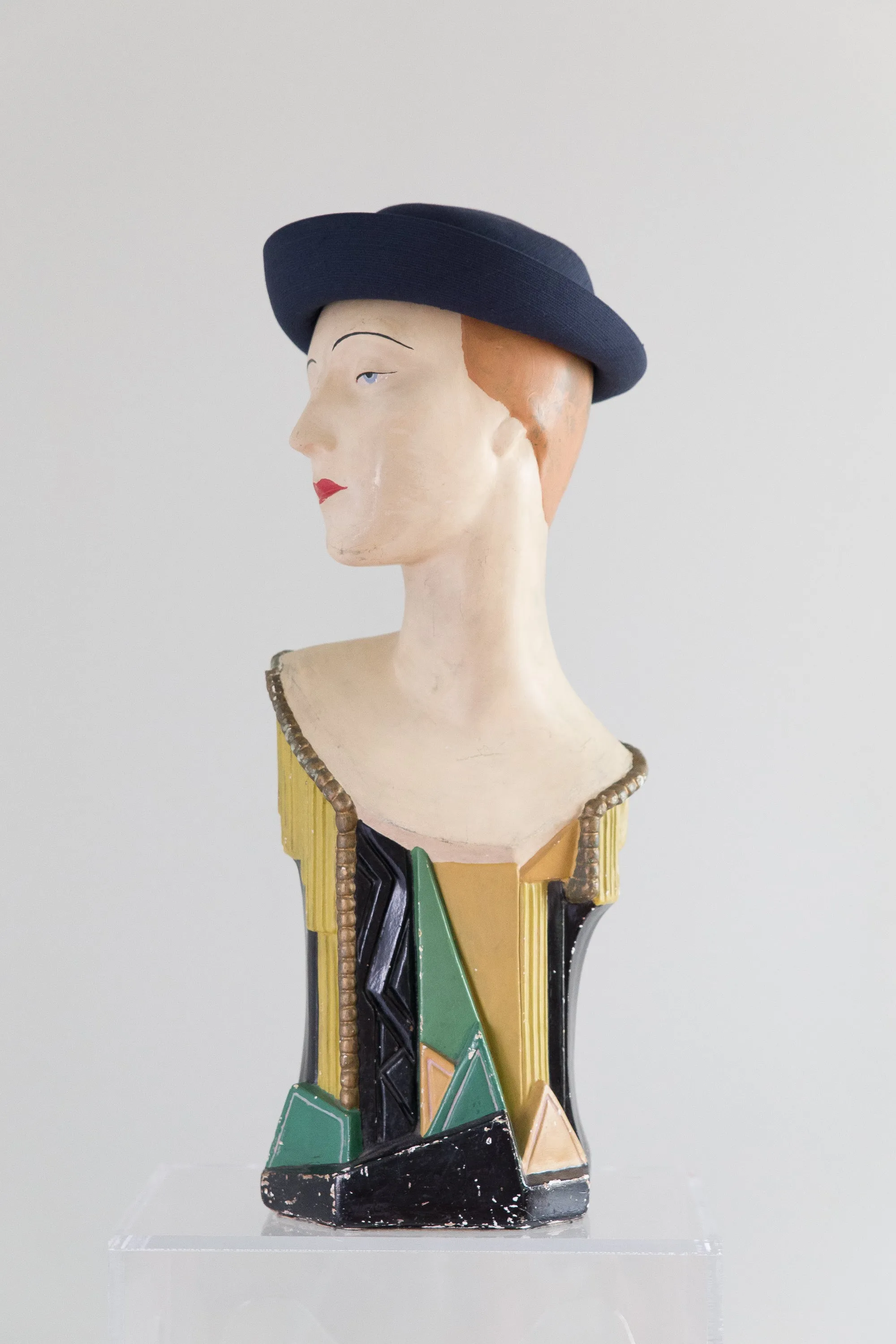 Charming Neiman Marcus Navy Blue Vintage Hat