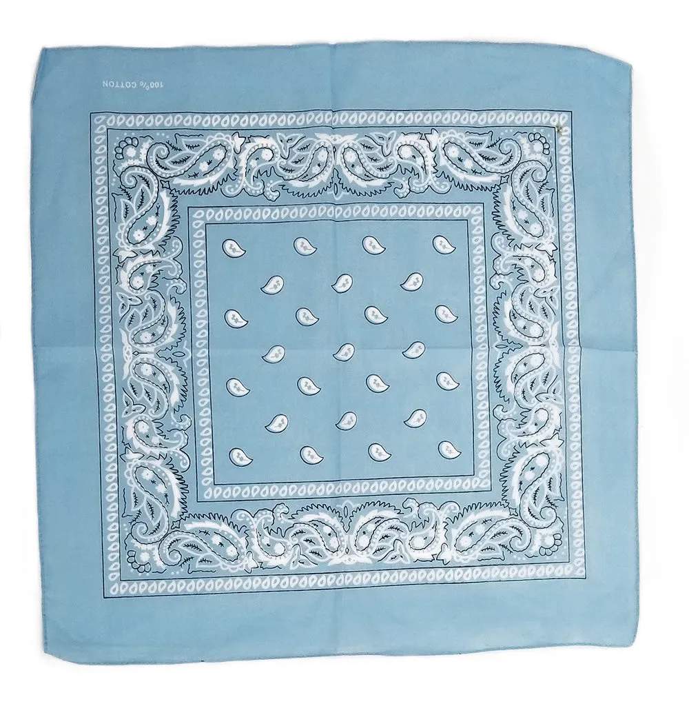 Cotton Paisley Bandana Scarf