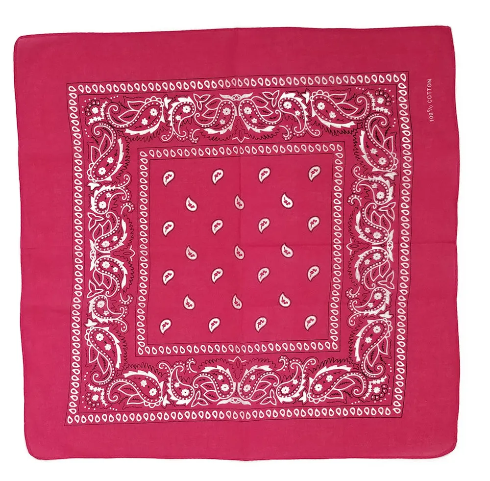 Cotton Paisley Bandana Scarf