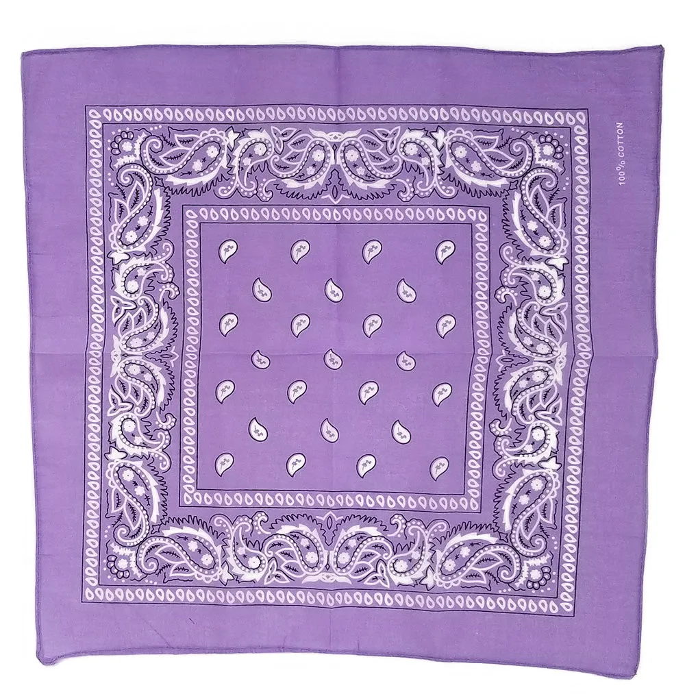 Cotton Paisley Bandana Scarf