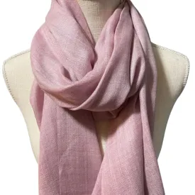 Cozy Pink Cashmere Scarf For Women, Extra Long Travel Scarf, Light Weight Pashmina Scarf, Wrap, Gift for Her