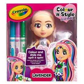 Crayola Colour 'n' Style Friends Lavender Doll