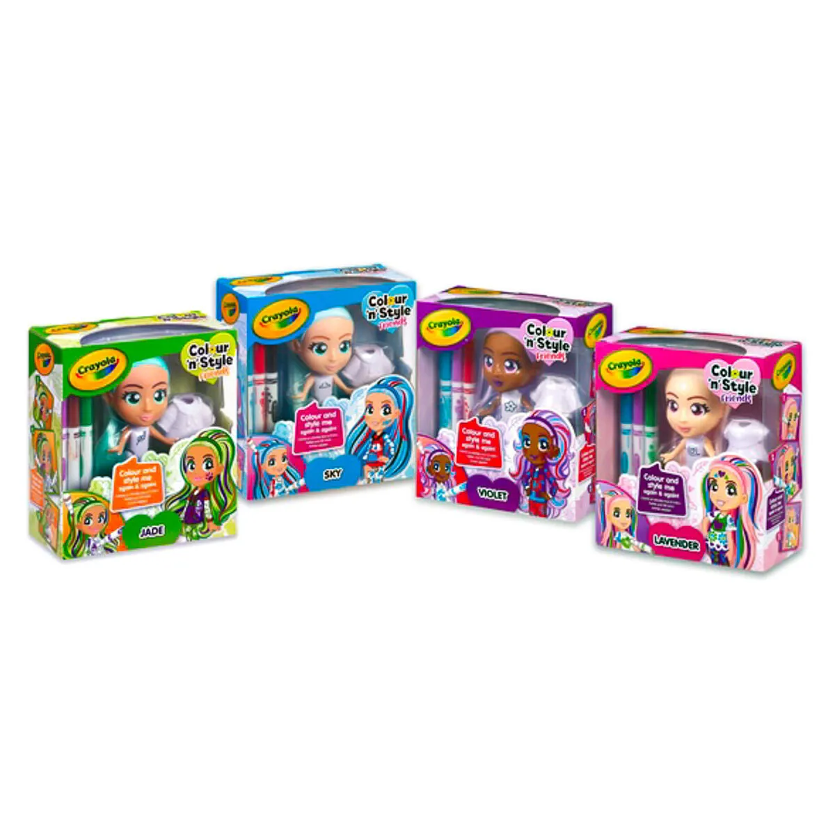 Crayola Colour 'n' Style Friends Lavender Doll