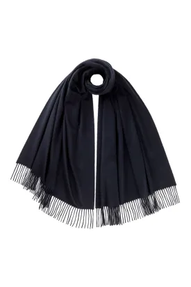 Dark Navy Cashmere Stole