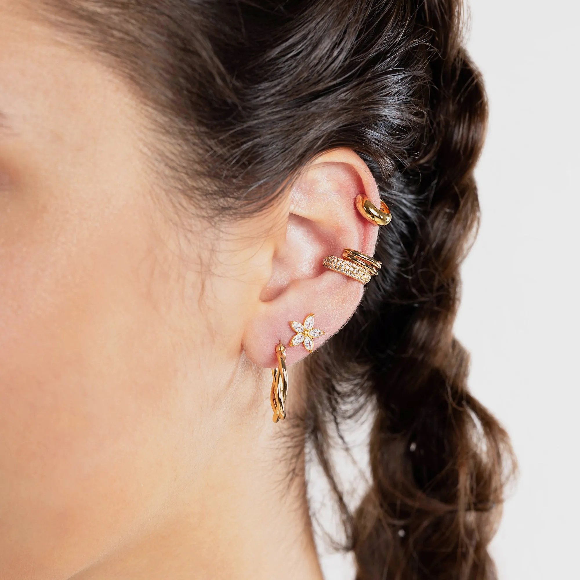 Dazzling Pave Ear Cuff