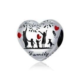 Family Celebration Charm 925 Sterling Silver