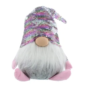 Festive Plush Standing Gonk with Sequin Hat