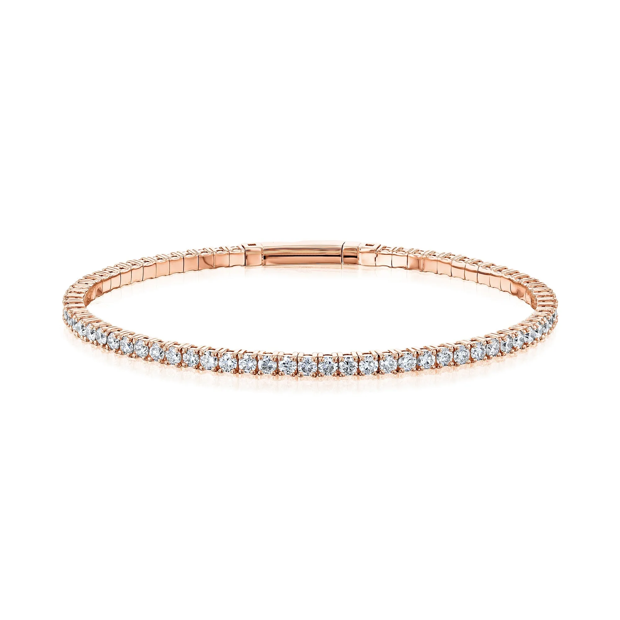 Flexible Diamond Eternity Bangle