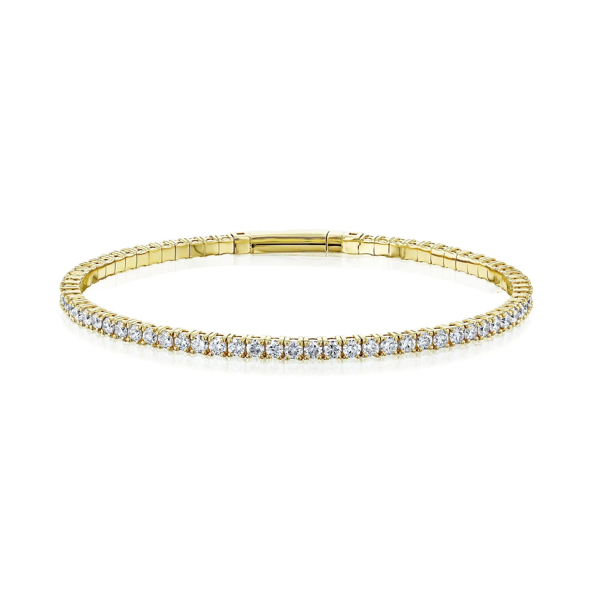 Flexible Diamond Eternity Bangle