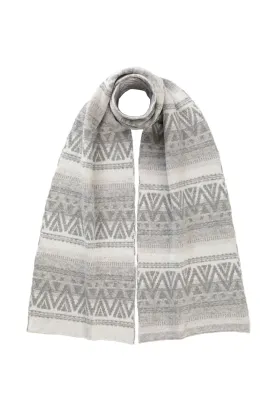 Graphic Jacquard Cashmere Scarf