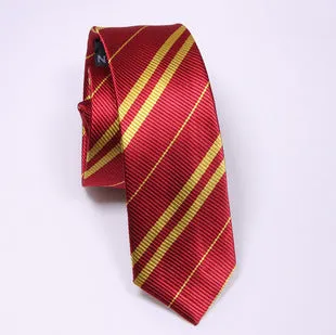 Harry Potter Hogwarts Ties (Gryffindor, Slytherin, Ravenclaw, Hufflepuff)