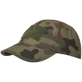 Helikon Folding Baseball Cap Ripstop - Polish Woodland