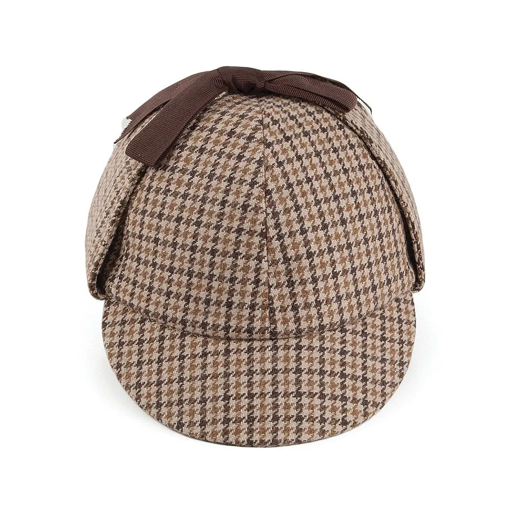 Houndstooth Sherlock Holmes Hat Wholesale Pack