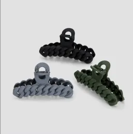 KITSCH ECO FRIENDLY CHAIN CLAW CLIP 3PC