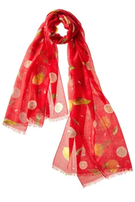 Lemons Scarf - Punch