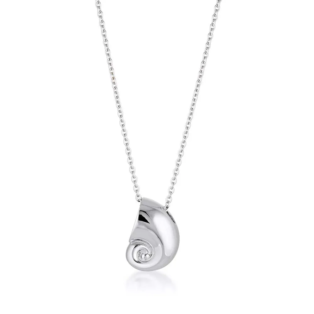 LINDA TAHIJA Nautilus Necklace SILVER