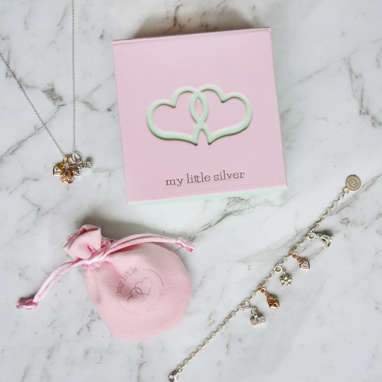 Little Good Luck Elephant Charm - Rose Gold