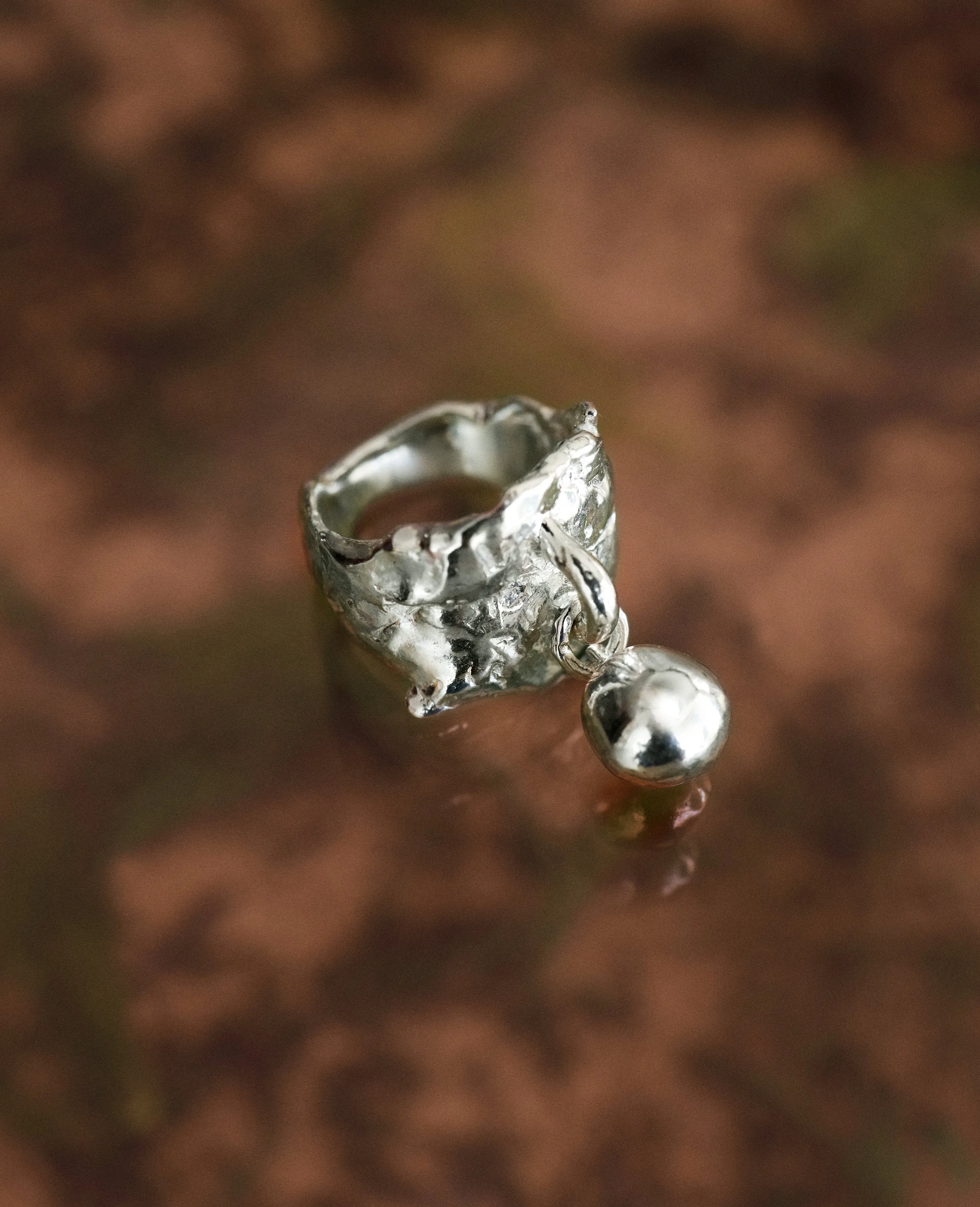 MINERAL AEGIS // silver ring