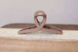 Mocha Loop Hair Claw Clip