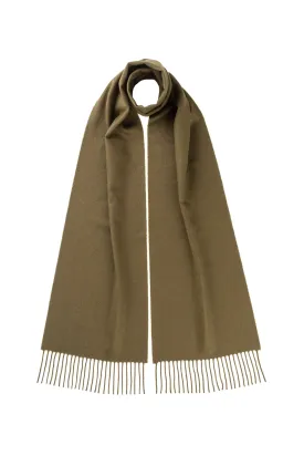 Olive Cashmere Scarf