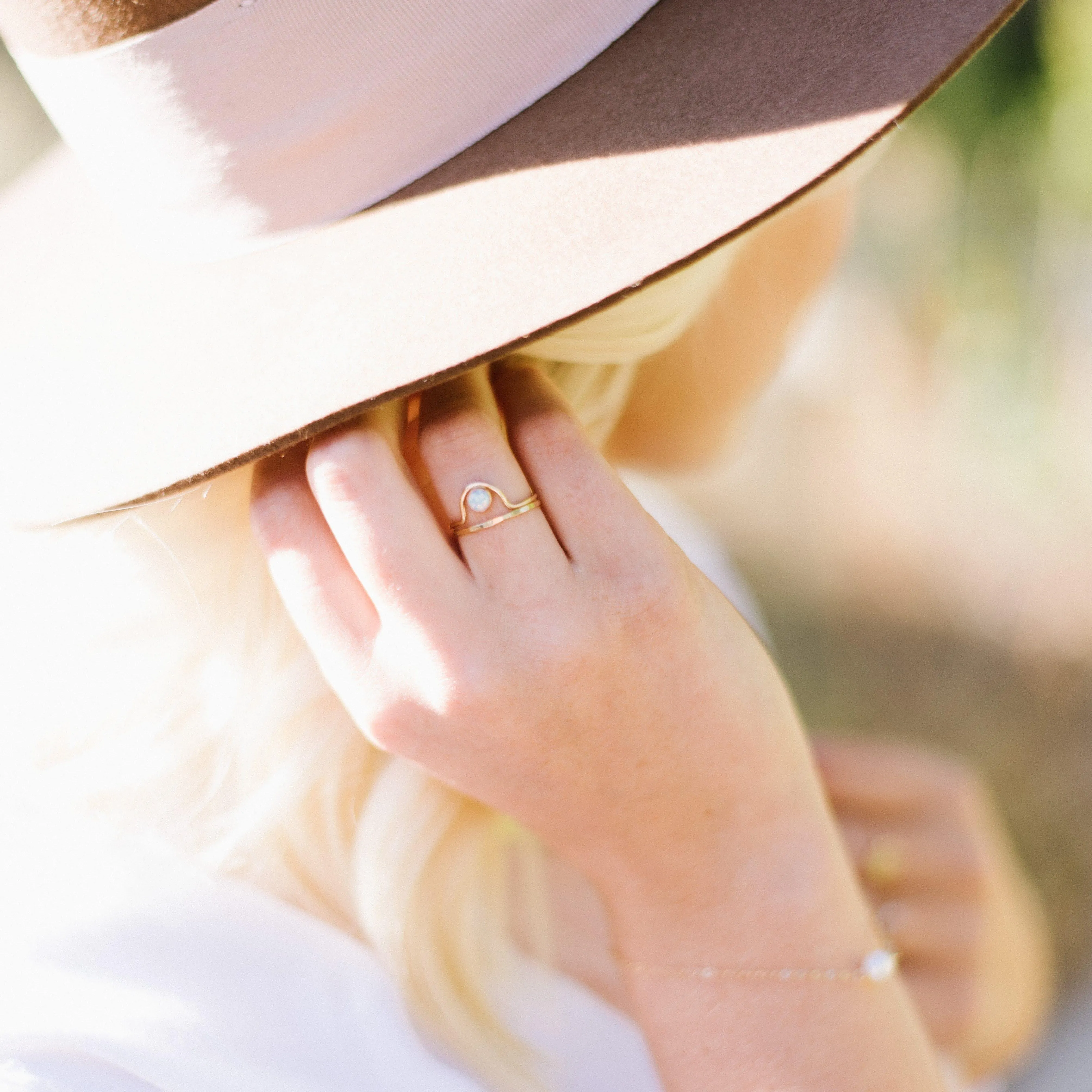 Opal Arch Ring