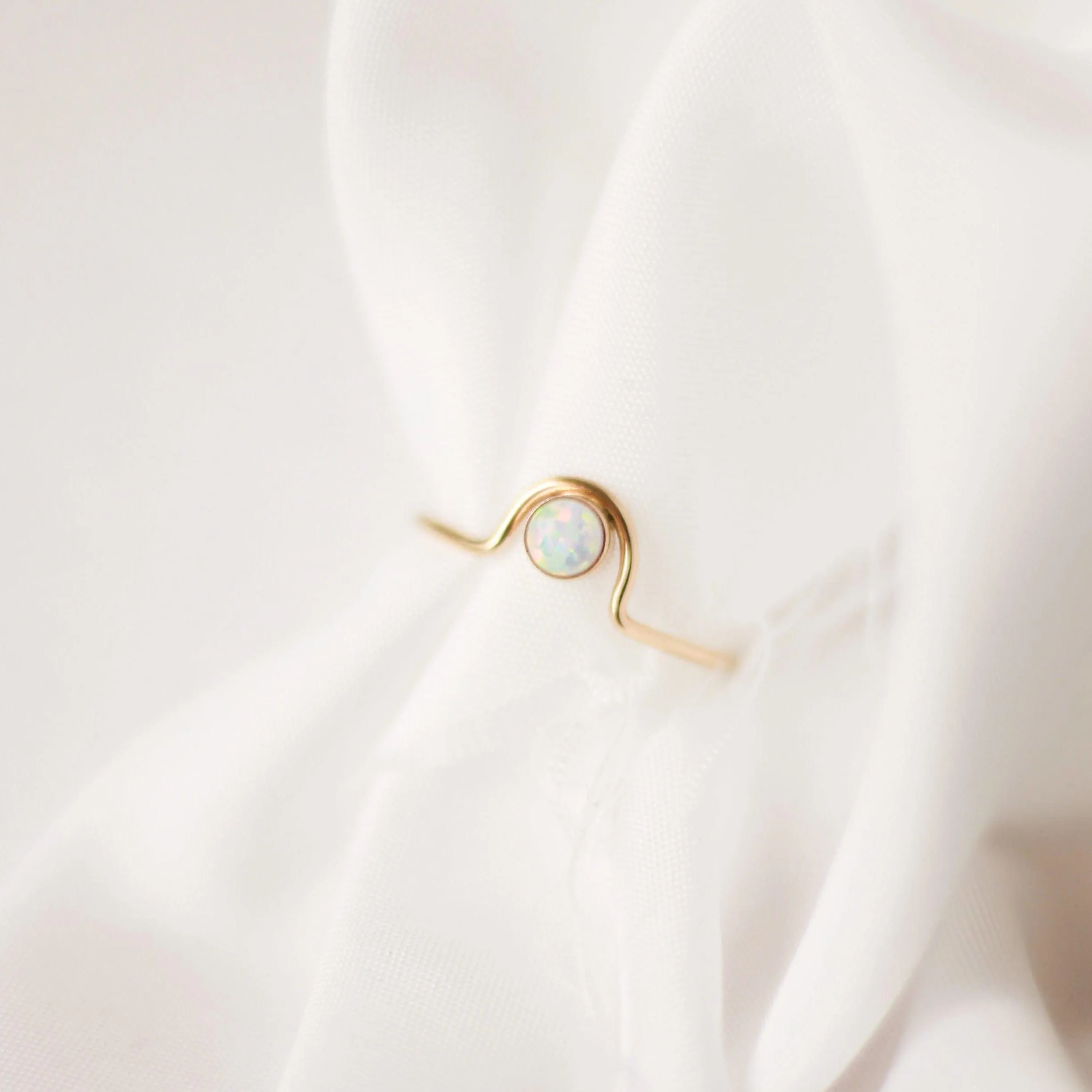 Opal Arch Ring