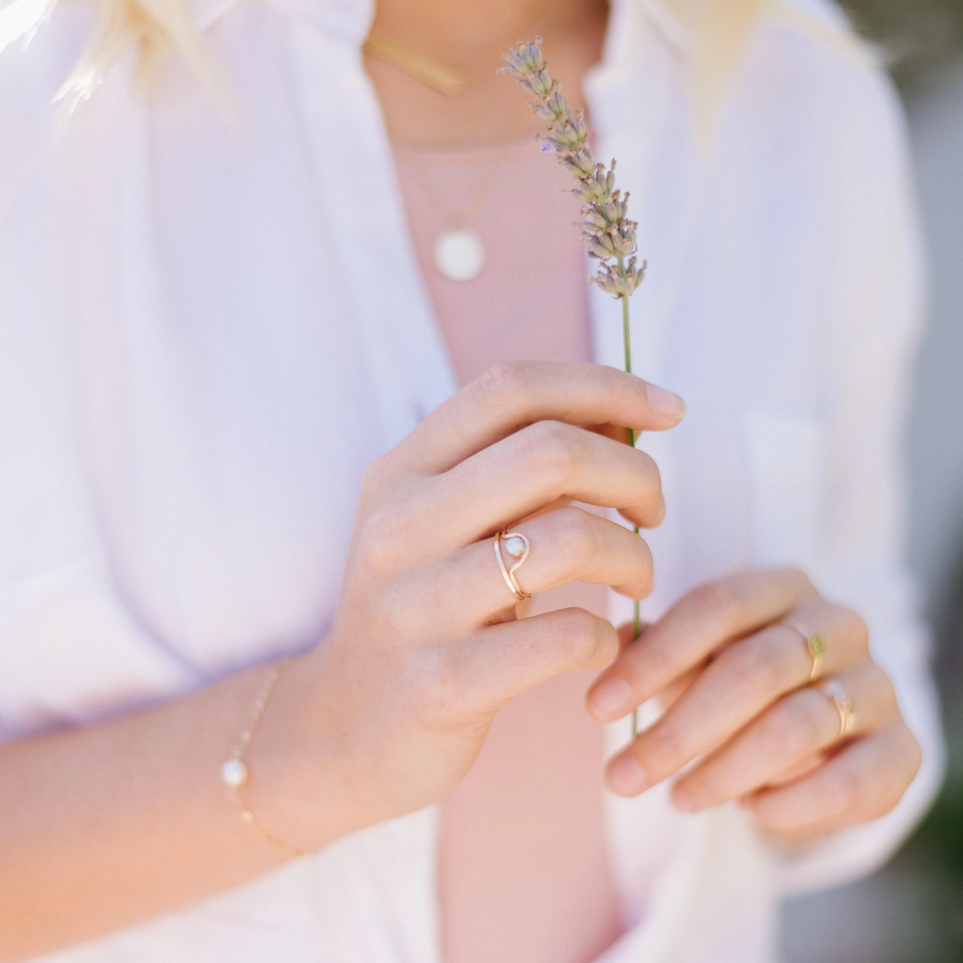 Opal Arch Ring