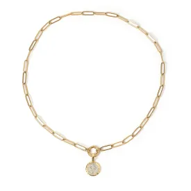 Piccolo Clip Charm Gold Necklace