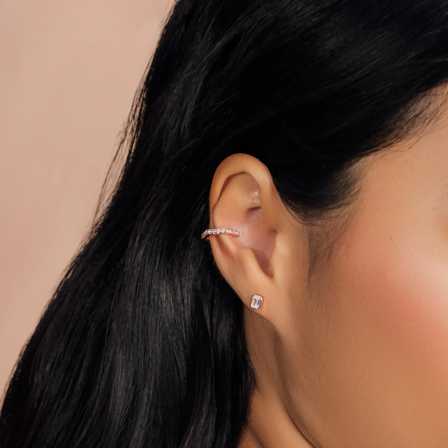 Rose Gold Aven Ear Cuff