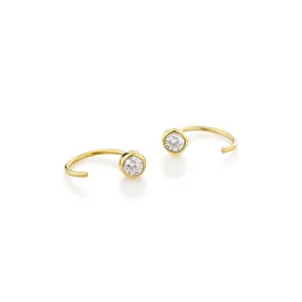 Selene Disc Earrings - Gold