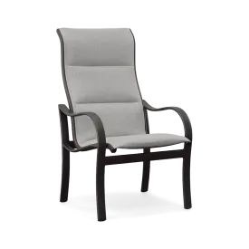 SHORELINE PADDED SLING HIGH BACK DINING CHAIR