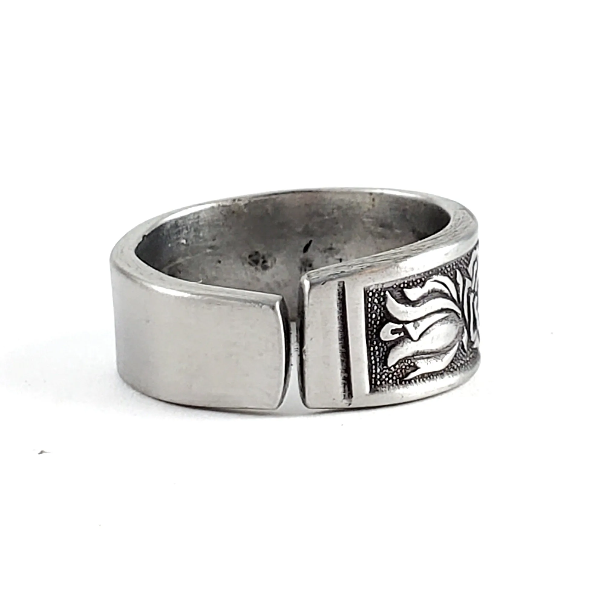 Young Rose Stainless Steel Spoon Ring