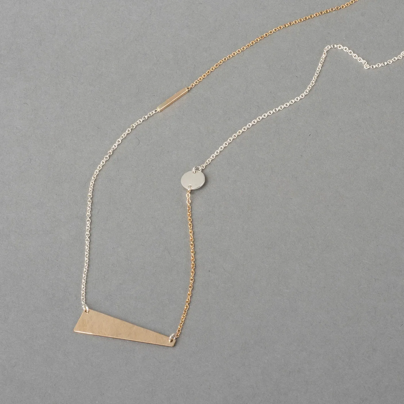 ZILKER TWO-TONE NECKLACE